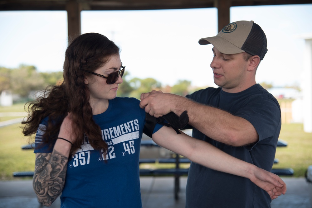 141st Air Refueling Squadron jumps into survival training