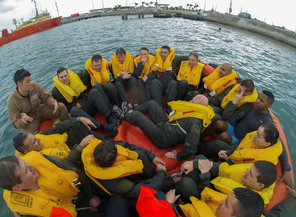 141st Air Refueling Squadron jumps into survival training