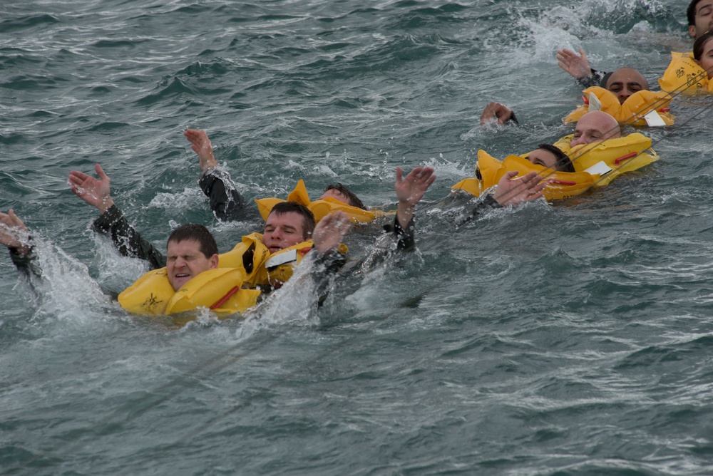 141st Air Refueling Squadron jumps into survival training