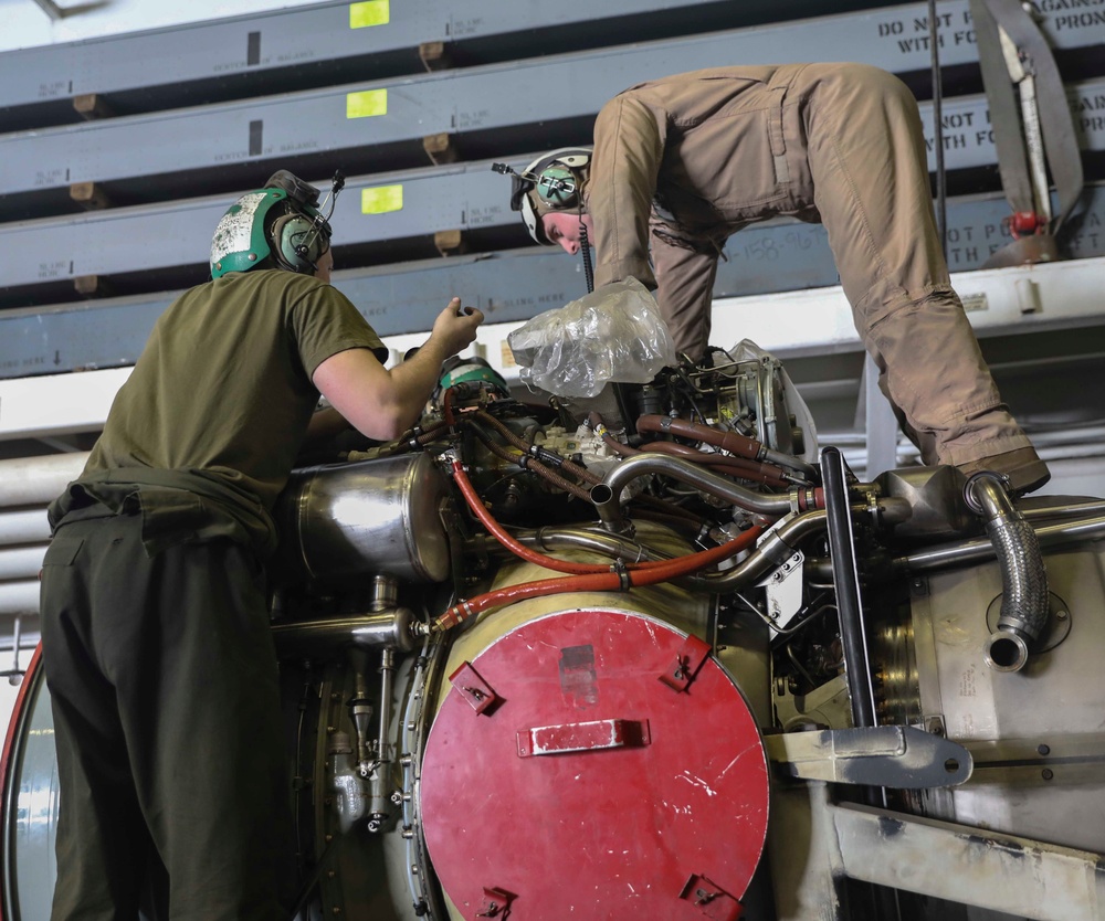 Kearsarge Harrier Maintenance