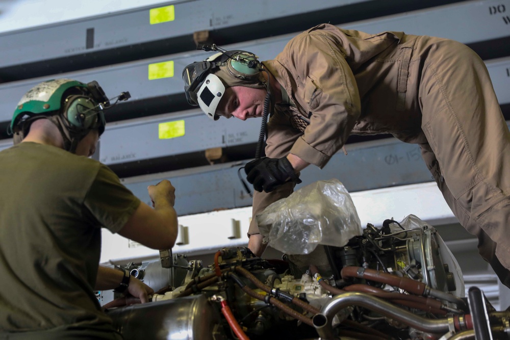 Kearsarge Harrier Maintenance