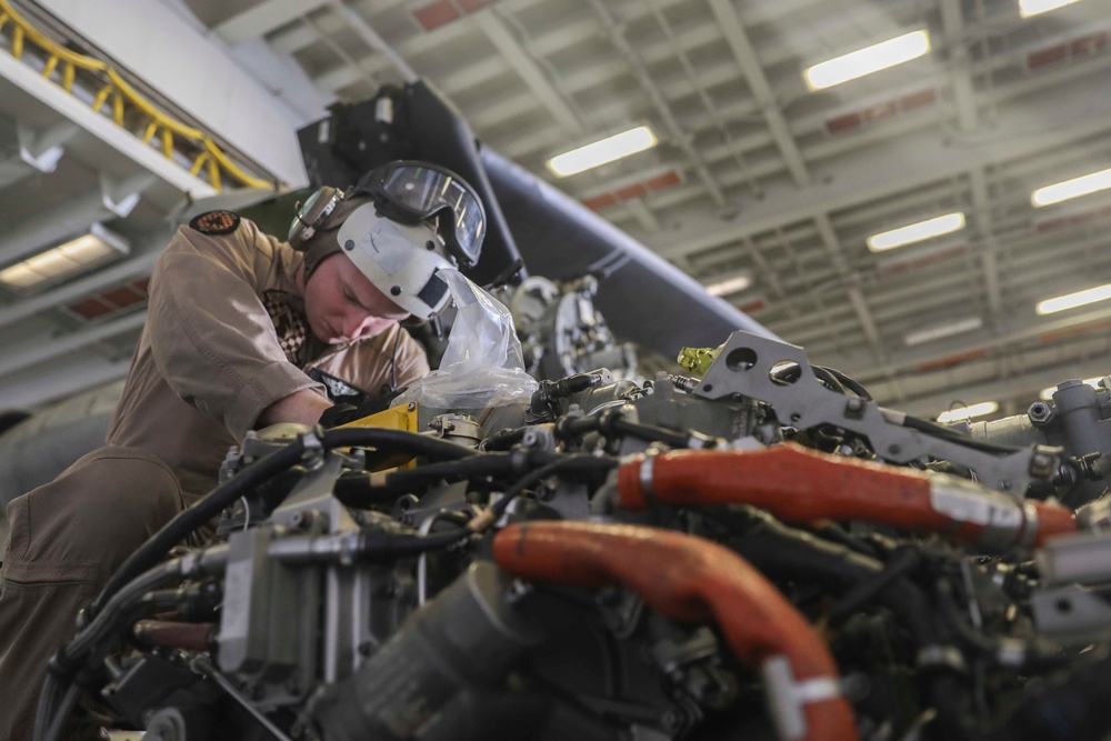 Kearsarge Harrier Maintenance