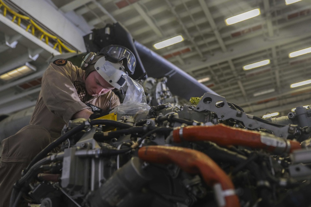 Kearsarge Harrier Maintenance