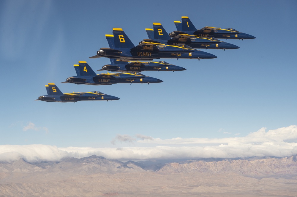 Blue Angels Fly Over Imperial Valley