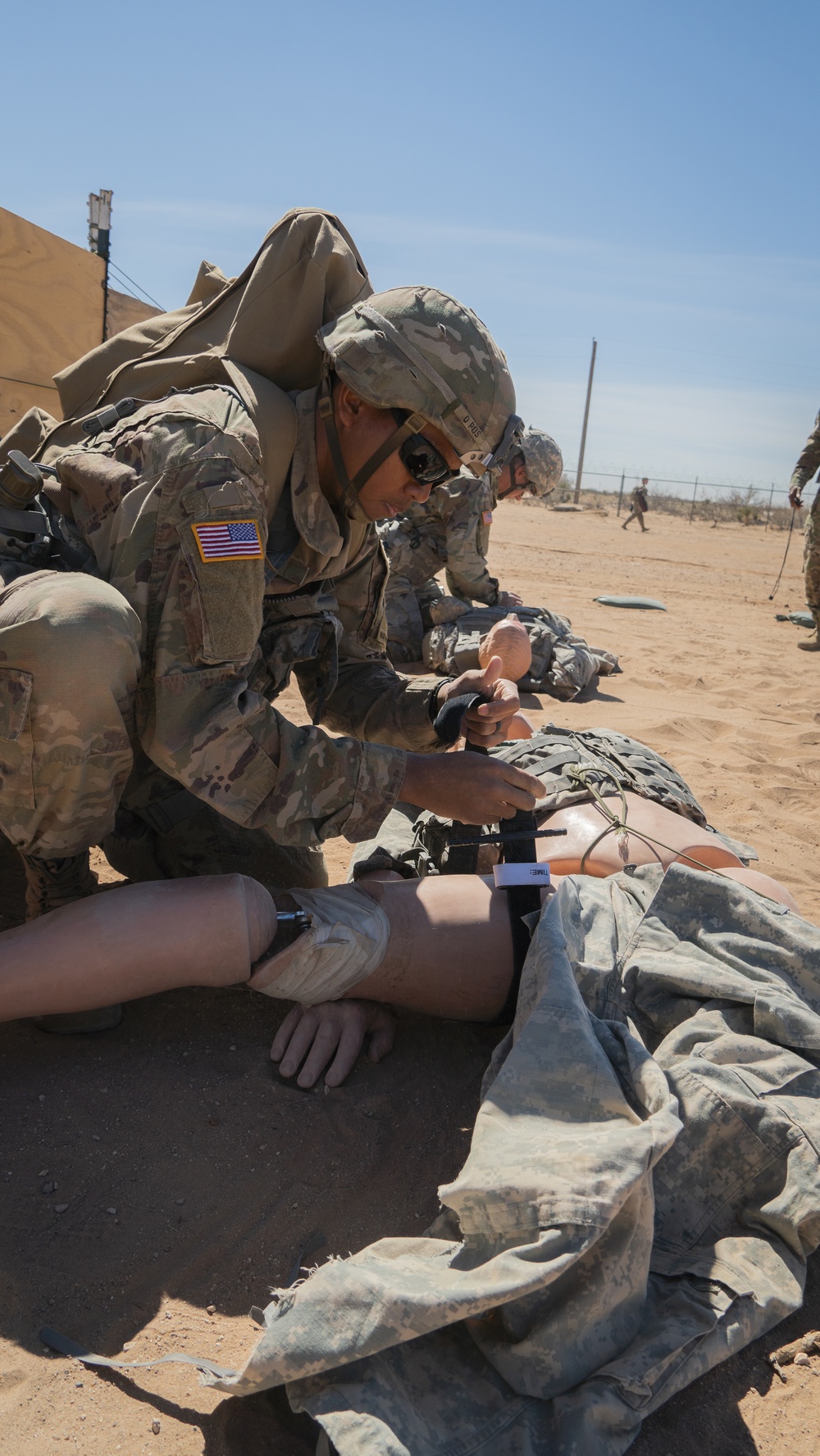 Soldiers compete for the Expert Infantryman Badge