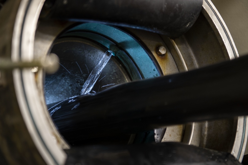 USS Preble deploys Multi-Function Towed Array (MFTA) during a training. USS Preble deploys Multi-Function Towed Array (MFTA) during a training.