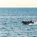 U.S. Sailors conduct small boat training on a rigid-hull inflatable boat