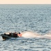 U.S. Sailors conduct small boat training on a rigid-hull inflatable boat