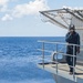U.S. Sailor stands watch