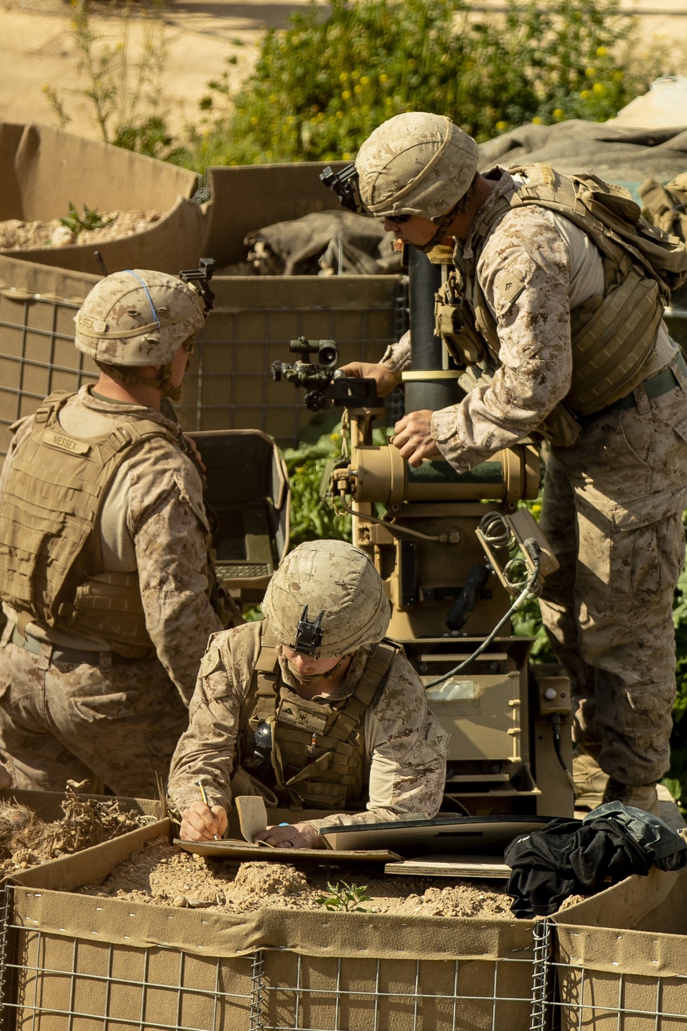 Mortar Drills: SPMAGTF-CR-CC 19.1