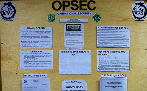 Task Force Cavalier Brigade Operational Security Staff Assisted Visit