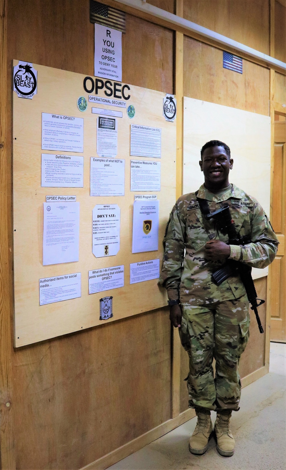 Task Force Cavalier Brigade Operational Security Staff Assistance Visit