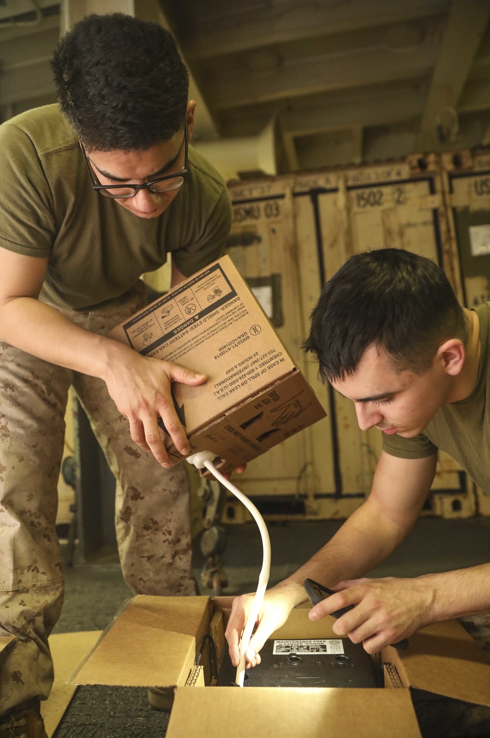 Humvee Battery Maintenance