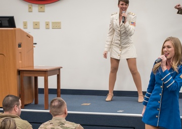 USO Show Troupe Provides Entertainment For 179th Airlift Wing