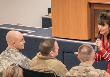 USO Show Troupe Provides Entertainment For 179th Airlift Wing