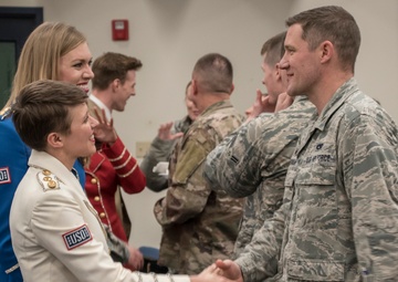 USO Show Troupe Provides Entertainment For 179th Airlift Wing
