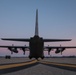 Sunrise on the C-130H Hercules