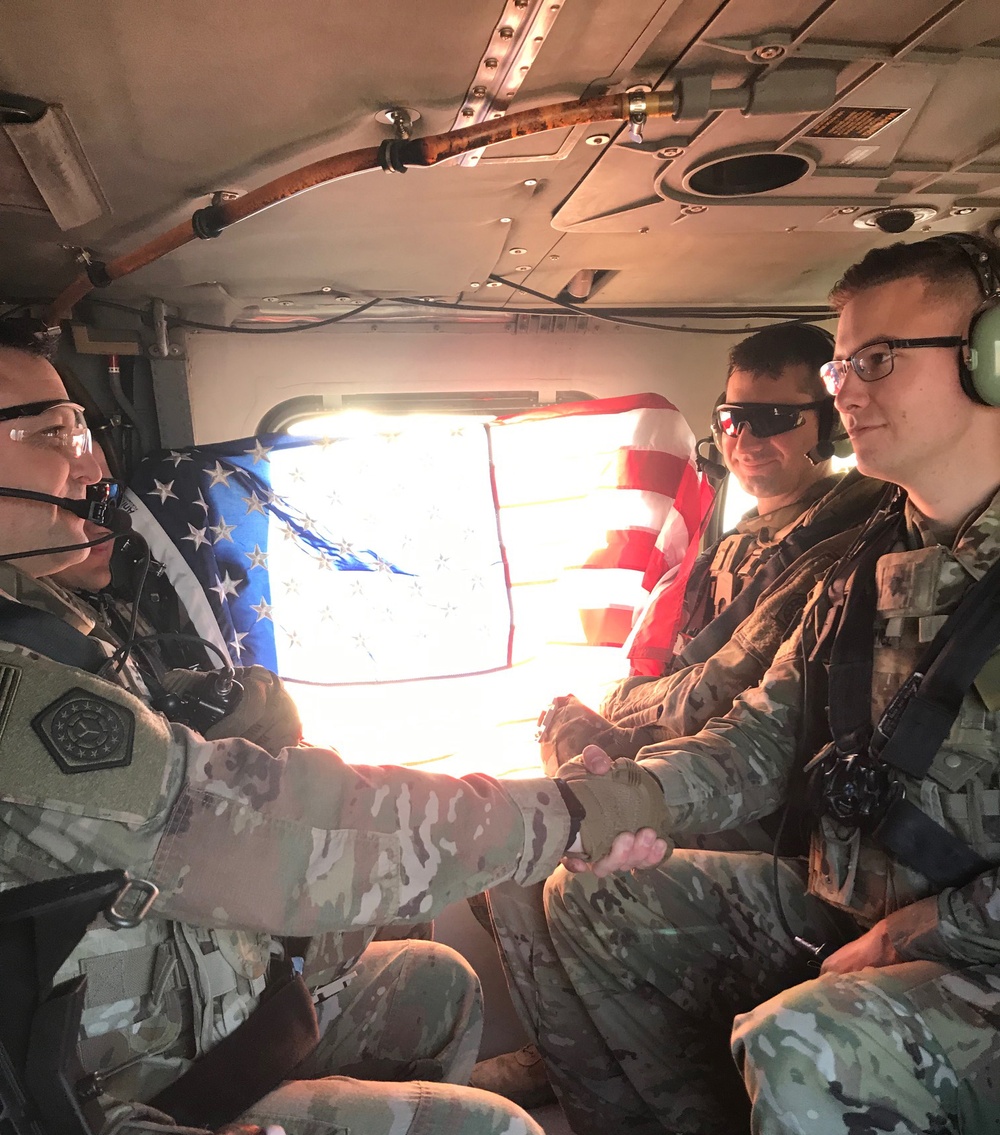 Task Force Lincoln Black Hawk Reenlistments