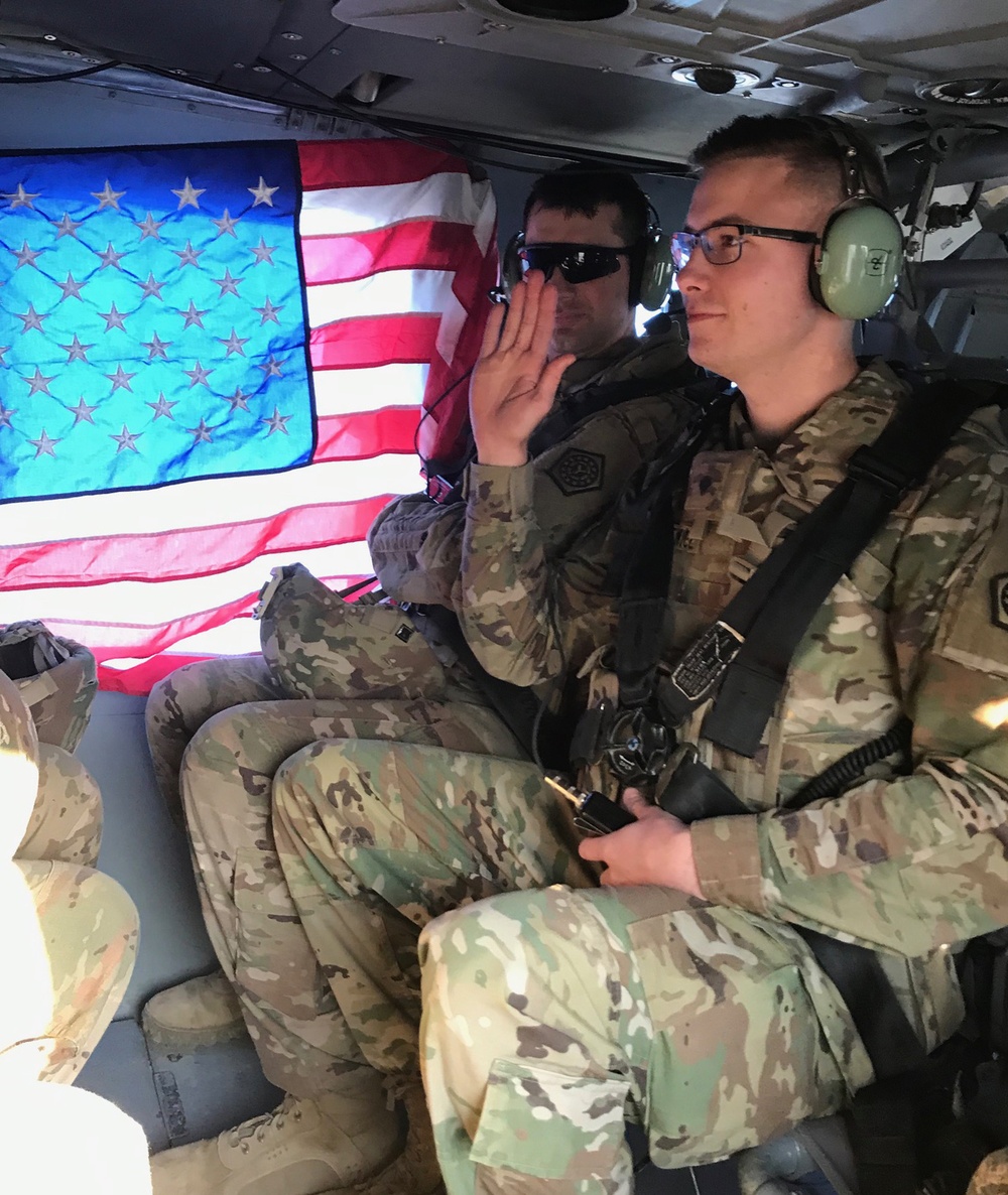 Task Force Lincoln Black Hawk Reenlistments