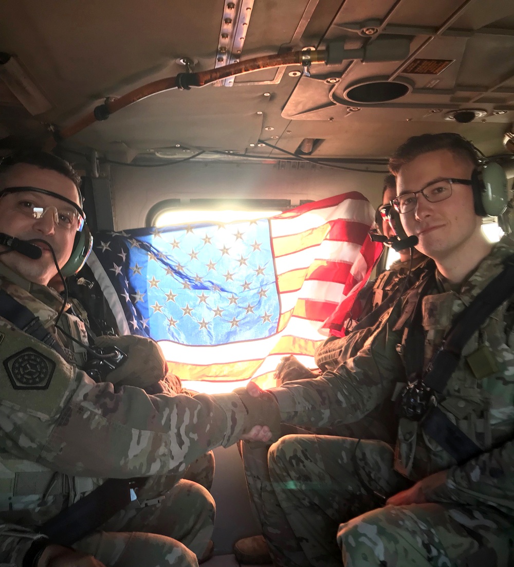 Task Force Lincoln Black Hawk Reenlistments