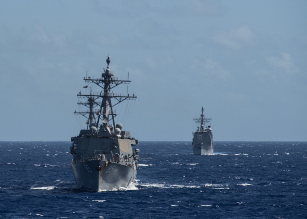 DVIDS - Images - USS Curtis Wilbur conducts training exercise with U.S ...