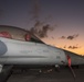 F-16C in the sunset