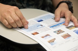 Working through bilateral English lesson