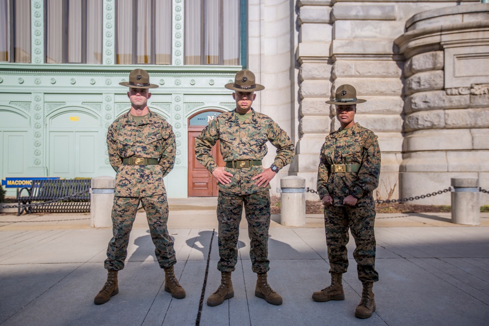 Marines Interact With Poolees at Baltimore's All-Hands Pool Function