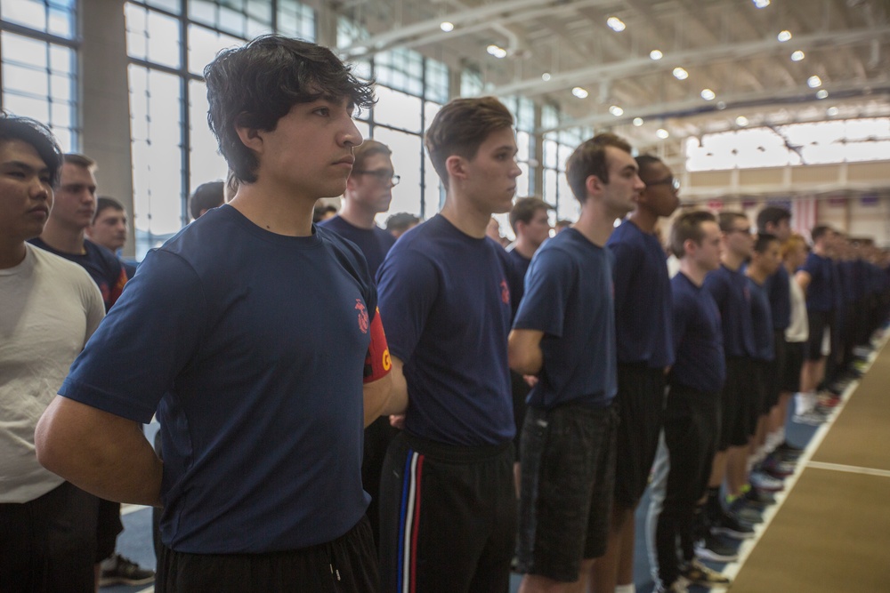 Marines Interact With Poolees at Baltimore's All-Hands Pool Function