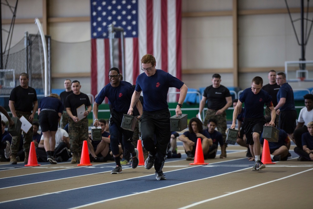 Marines Interact With Poolees at Baltimore's All-Hands Pool Function