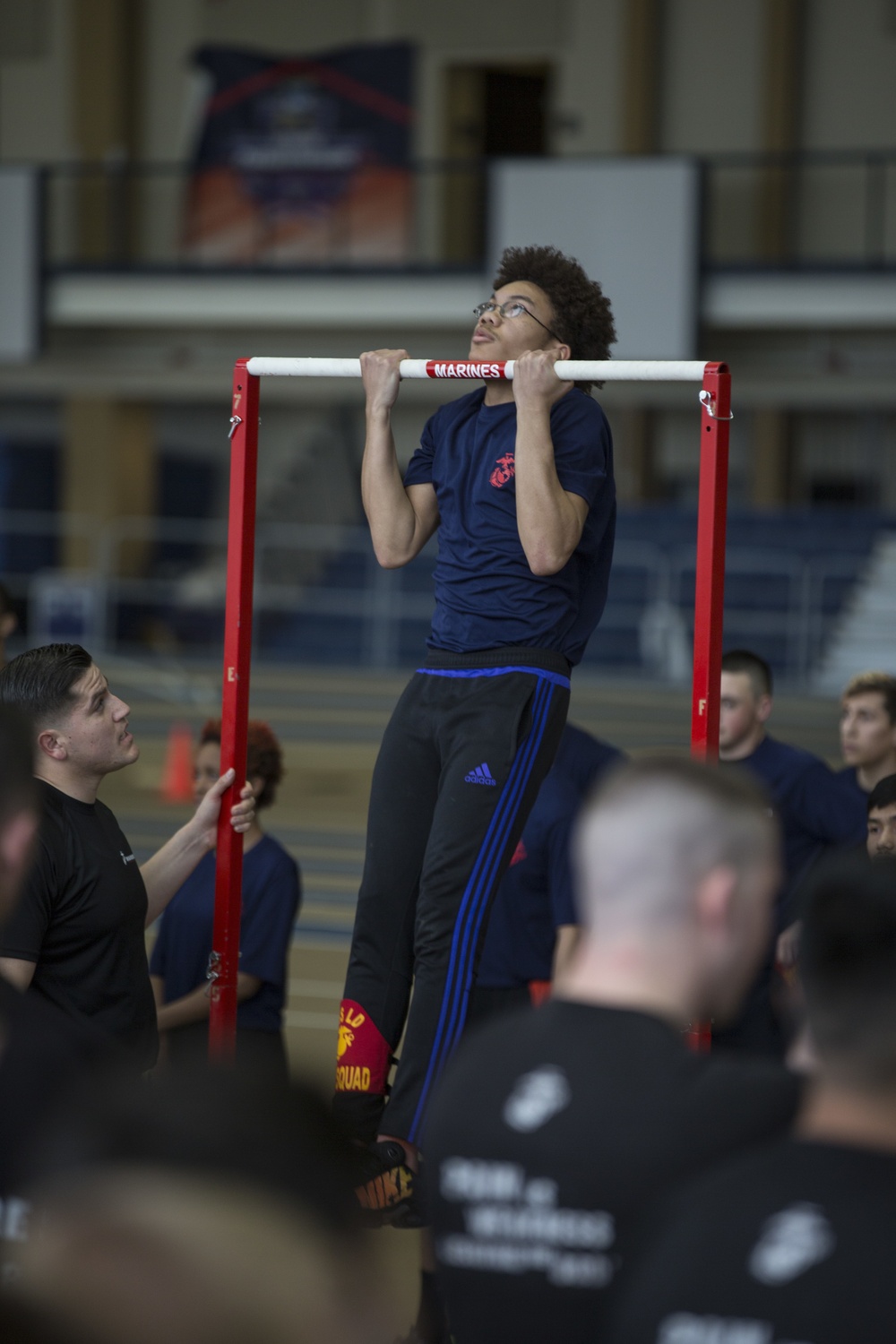 Marines Interact With Poolees at Baltimore's All-Hands Pool Function