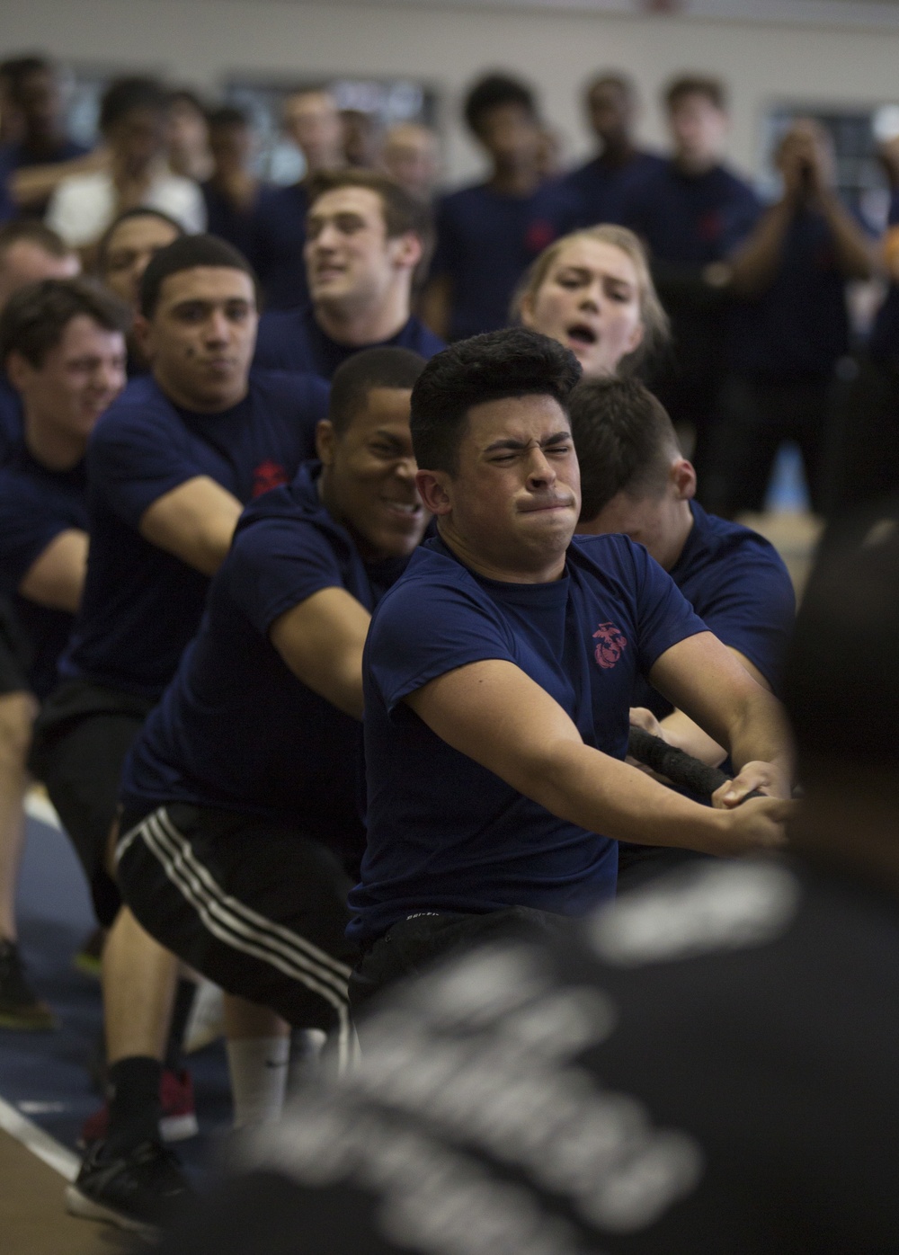 Marines Interact With Poolees at Baltimore's All-Hands Pool Function