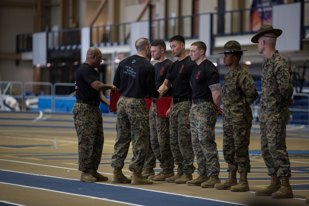 Marines Interact With Poolees at Baltimore's All-Hands Pool Function