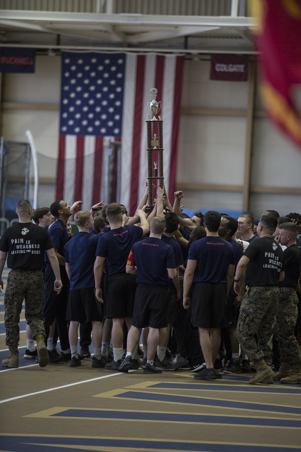 Marines Interact With Poolees at Baltimore's All-Hands Pool Function