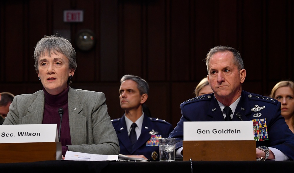 SecAF and CSAF Testify before the Senate Armed Services Committee