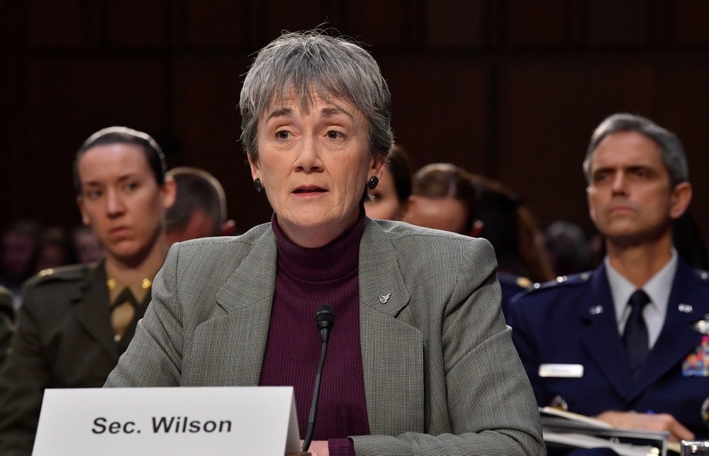 SecAF and CSAF Testify before the Senate Armed Services Committee