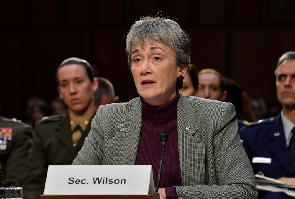 SecAF and CSAF Testify before the Senate Armed Services Committee