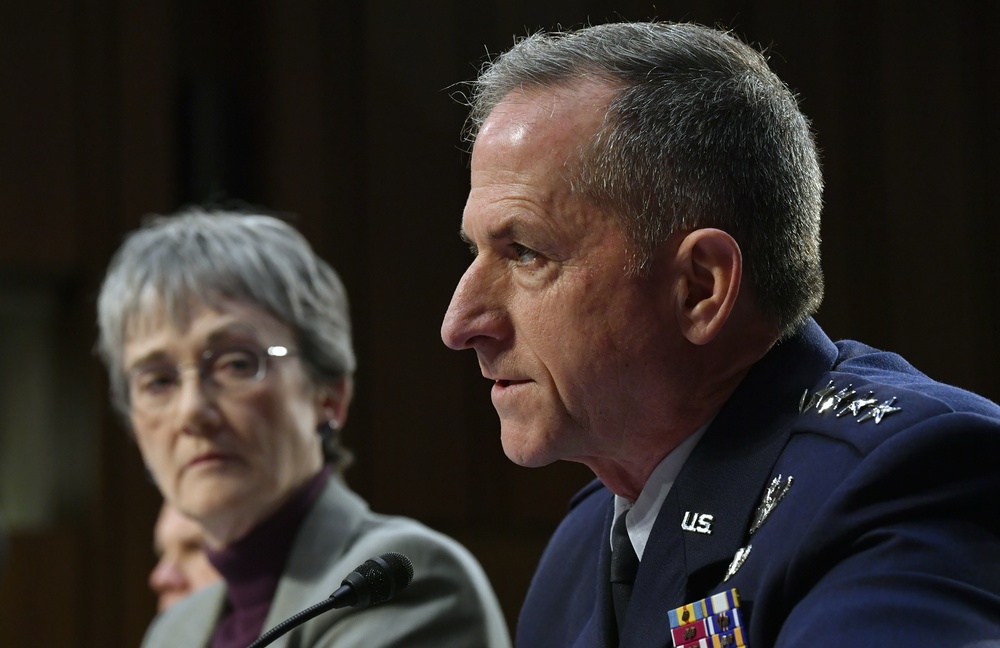 SecAF and CSAF Testify before the Senate Armed Services Committee