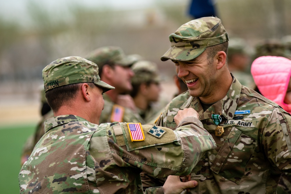DVIDS - Images - Just Reward: Candidates receive EIB after grueling test  [Image 4 of 6]