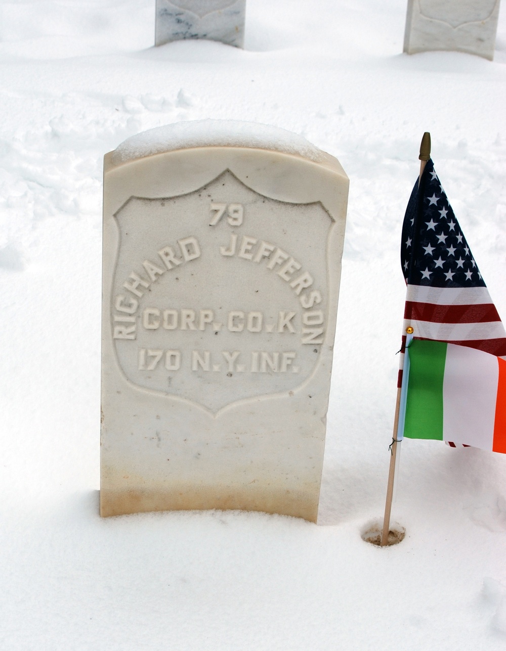 New York National Guard veterans and members  honor Irish-American veterans of the Civil War