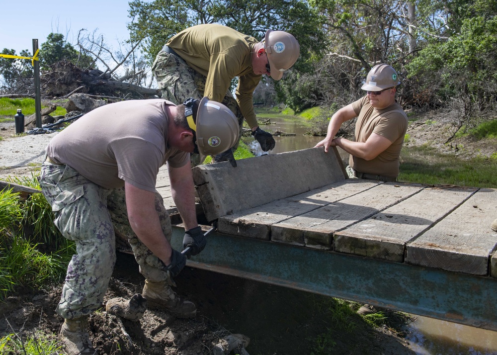 NMCB-5 Seabees and I MEF Marines Conduct Military Base Construction During Pacific Blitz 2019