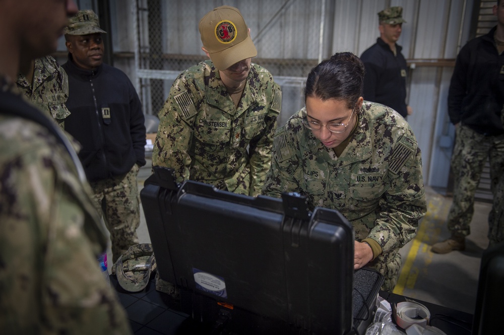 NMCB 133 Simulate an Evacuation Control Center