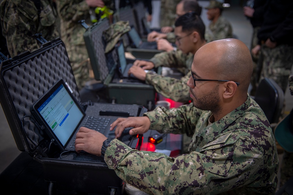 NMCB 133 Simulate an Evacuation Control Center