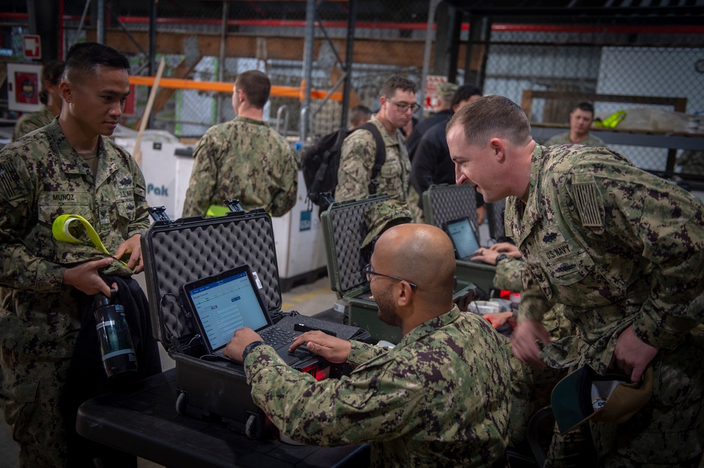 NMCB 133 Simulate an Evacuation Control Center