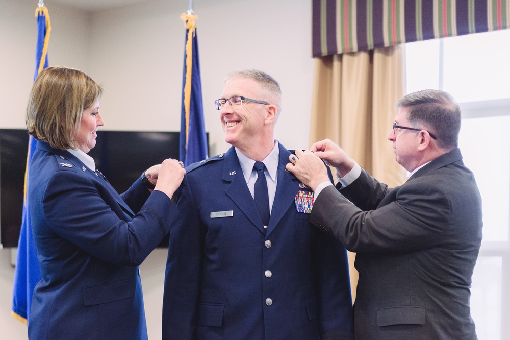 Former 107th ATKW Commander Receives His First Star