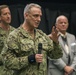 Commander, Navy Region Europe, Africa, Southwest Asia Holds Town Hall at NSA Naples