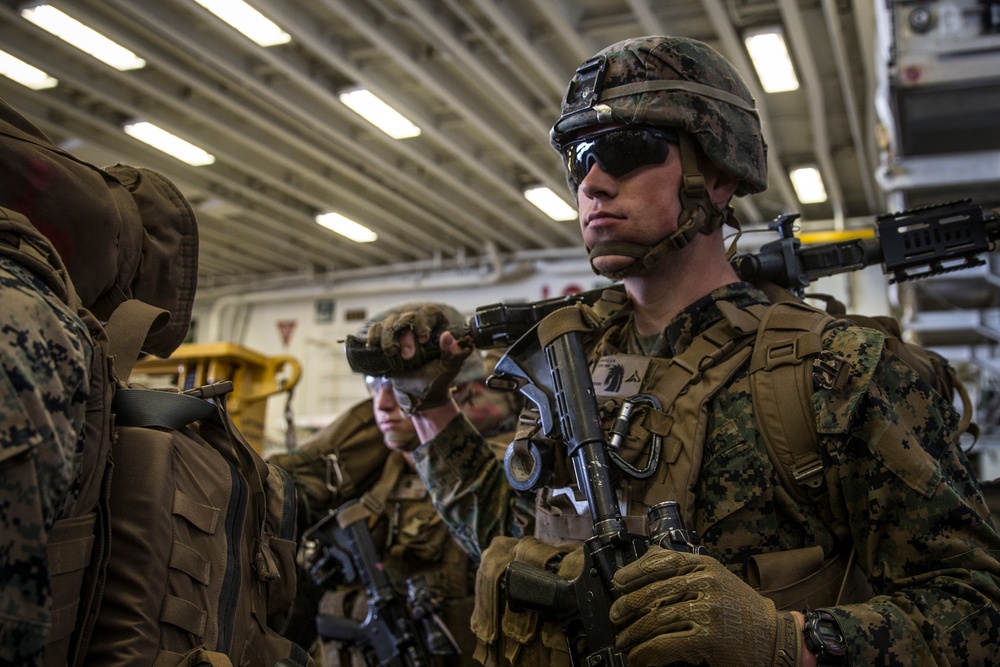 3/5 Kilo Company Call Away Drill