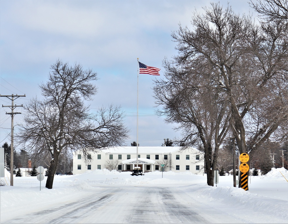 Fort McCoy and the American Flag