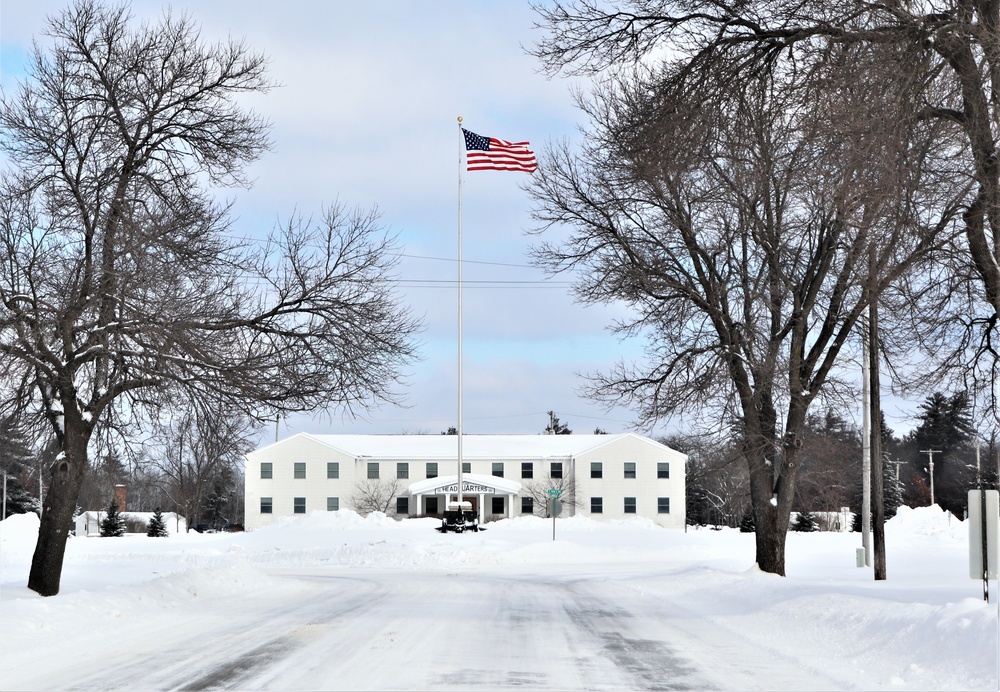 Fort McCoy and the American Flag