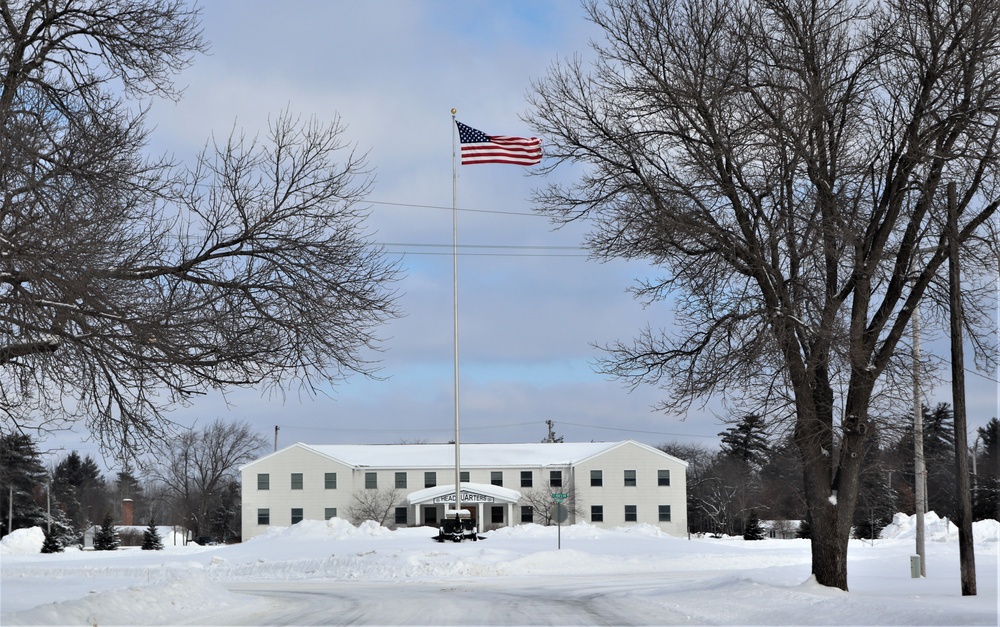 Fort McCoy and the American Flag